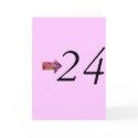 24th Birthday cards