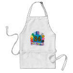 24th Birthday Gifts with Assorted Balloons Design Aprons