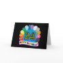24th Birthday Gifts with Assorted Balloons Design Greeting Card