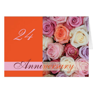 24th Anniversary Cards, Photo Card Templates, Invitations &amp; More
