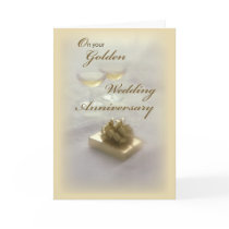 2594 Golden Wedding Anniversary Card