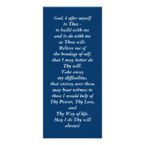 25 Bookmarks 3rd Step Prayer & Promises Rack Cards