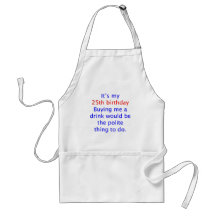 25 buy me a drink aprons
