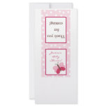 25 Lollipop Topper Berry Garden Butterfly Lady Bug Personalized Rack Card