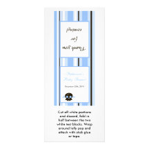 25 Lollipop Topper Boy Blue Punk Rocker Skull Custom Rack Card