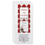 25 Lollipop Topper Red Sock Monkey Argyle