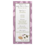 25 Menu Cards Jacana Girl Jungle Zoo Animal Personalized Rack Card