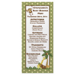 25 Menu Cards Jungle Babies