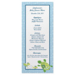 25 Menu Cards Turtle Reef Ocean Sea Turtle Personalised Rack Card