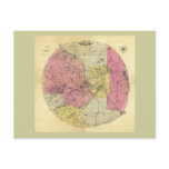 25 Miles Around Minneapolis - 1881 Map