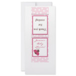 25 Mint Matchbooks Berry Garden Pink Lady Bug rack cards