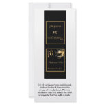 25 Mint Matchbooks Sweet 16 Gold Black