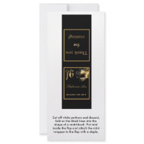 25 Mint Matchbooks Sweet 16 Gold Black