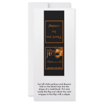 25 Mint Matchbooks Sweet 16 Orange Black
