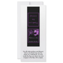 25 Mint Matchbooks Sweet 16 Purple Lilac Black