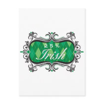 25 Percent Irish Post Cards