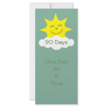 25 recovery milestone bookmarks. Printing on back rack cards