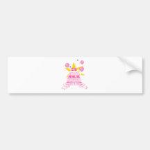 25 Year Old Birthday Cake Bumper Sticker