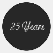 25 Years Anniversary Sticker