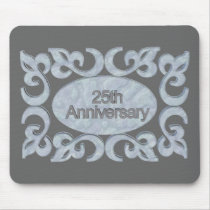 25th Anniversary Gifts Mouse Mat