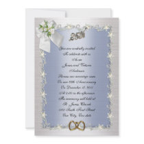 25th Anniversary party invitation elegant