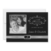 25th Anniversary Party Invitations - with Photo