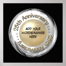 25th Anniversary ("Silver" and "Pearl" '3-D') Print