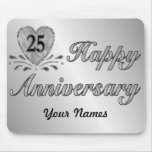 25th Anniversary - Silver mousepads