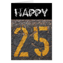 25th Birthday-Card