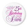 25th Birthday Diva Magnet