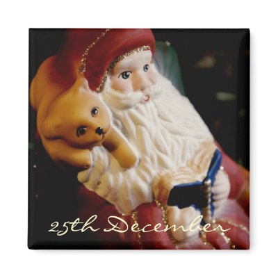 25th December • Santa Claus • Magnet by SabineStGreetings