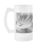 25th Silver Anniversary Floral Beer Stein Mug