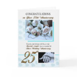 25th Silver Wedding Anniversary cards
