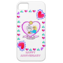25th silver wedding anniversary, iPhone 5 cases
