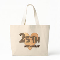 25th Wedding Anniversary Gifts Tote Bag