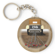 25th Wedding Anniversary Gifts Key Chain