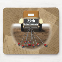 25th Wedding Anniversary Gifts Mouse Mats