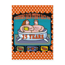 25th Wedding Anniversary Gifts Post Cards