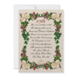 25th Wedding anniversary vow renewal Personalized Announcements