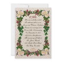 25th Wedding anniversary vow renewal