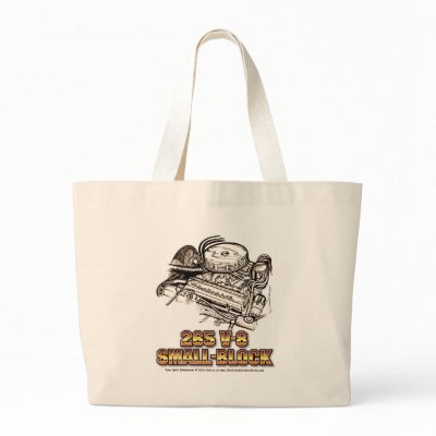265 V8 Small Block Corvette Engine Tote Bag by Scott427
