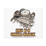 265 V8 Small Block Corvette Engine Post Card