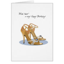 2663 Wish Shoe Birthday Greeting Cards