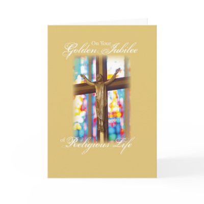 2683 Golden Jubilee Stained Glass by sandrarosecreations