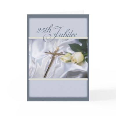 2684   25th Jubilee Cross & Roses by sandrarosecreations