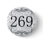 269 Area Code Pinback Buttons