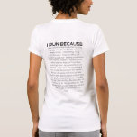 26.2 I Run Because Tshirts