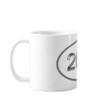 26.2 Marathon Oval Metallic Coffee Mug