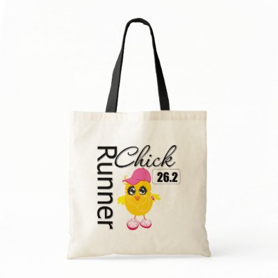26.2 Miles Marathon Runner Chick Bag by chicktshirts