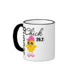 26.2 Miles Marathon Runner Chick Mugs